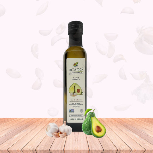 Natural Garlic Extract Infused 100% Pure Avocado Oil